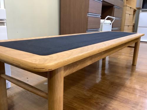 無印良品 (ムジルシリョウヒン) リビング ダイニングベンチ カーキ×ブラウン リビング ダイニングベンチ