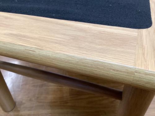 無印良品 (ムジルシリョウヒン) リビング ダイニングベンチ カーキ×ブラウン リビング ダイニングベンチ