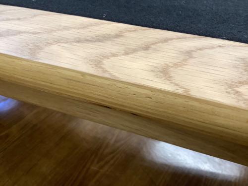 無印良品 (ムジルシリョウヒン) リビング ダイニングベンチ カーキ×ブラウン リビング ダイニングベンチ