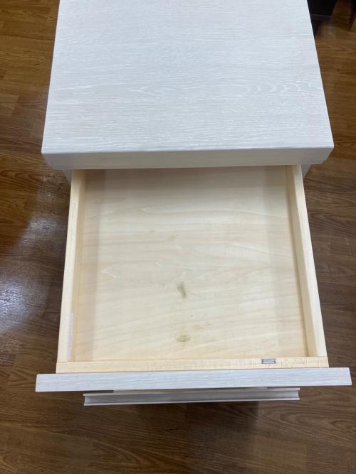 karimoku (カリモク) 袖机 ST0057 MY 鍵・仕切り板欠品 @ シアーホワイト ボナシェルタ Buona scelta
