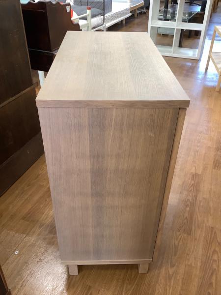 無印良品 (ムジルシリョウヒン) キャビネット 116 ナチュラル 木製