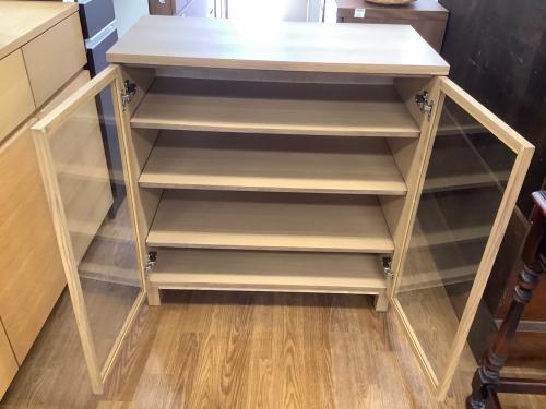 無印良品 (ムジルシリョウヒン) キャビネット 116 ナチュラル 木製キャビネット