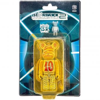 BEAR BRICK (ベアブリック) WORLD WIDE TOUR 2 記念モデル フィギュア 外装ヤケ有