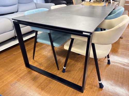 ニトリ ダイニング5点セット 51 グレー セーラル150