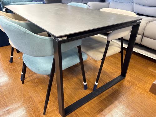 ニトリ ダイニング5点セット 51 グレー セーラル150