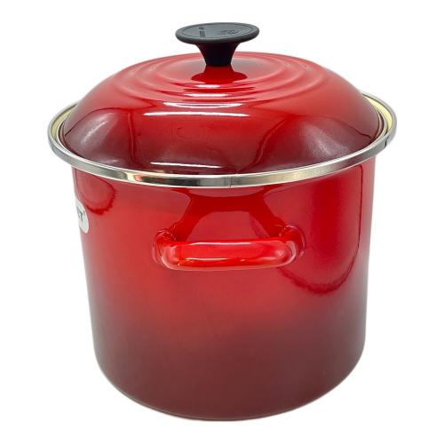 LE CREUSET (ルクルーゼ) 両手鍋 レッド ストックポット