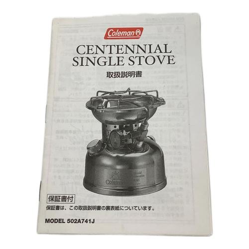 Coleman (コールマン) センテニアルシングルストーブ 502A741J 100周年記念限定品