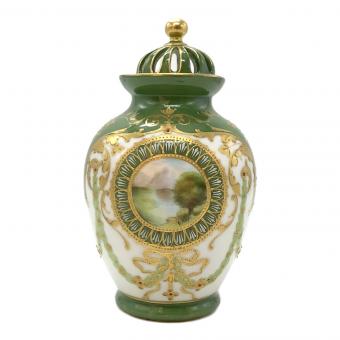 飾り壺 ドイツ製 内部ヨゴレ有