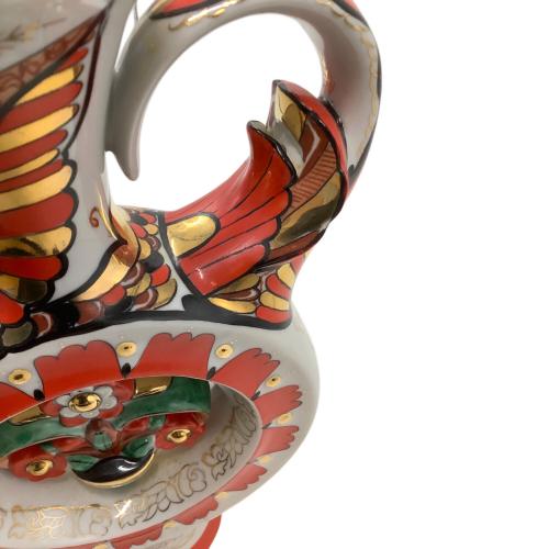 デカンタ ロモノーソフ ロシア製 レッド 鶏