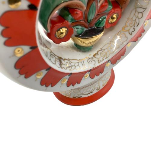 デカンタ ロモノーソフ ロシア製 レッド 鶏