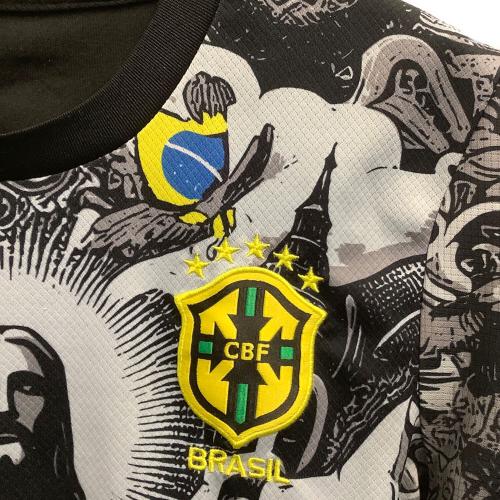 NIKE (ナイキ) レプリカユニフォーム ブラジル代表 イエス メンズ ブラック×グレー