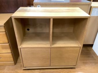 無印良品 (ムジルシリョウヒン) スタッキングキャビネット 92 ナチュラル