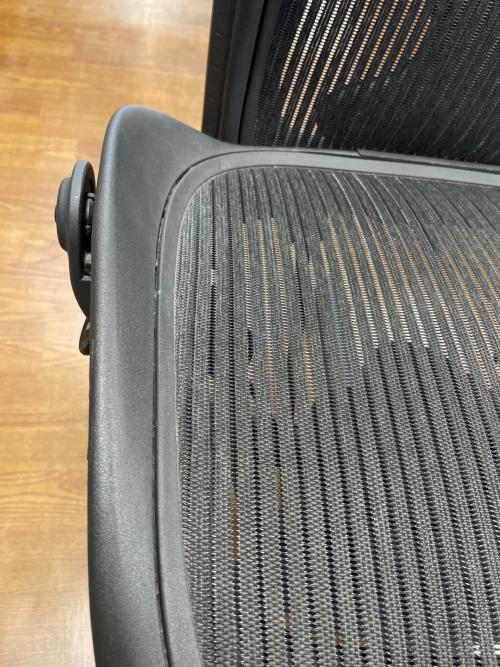 Herman Miller (ハーマンミラー) アーロンチェア AE112NNB-PJG1BB3D01 グラファイトベース/ボスチャーフィット ブラック クラシック
