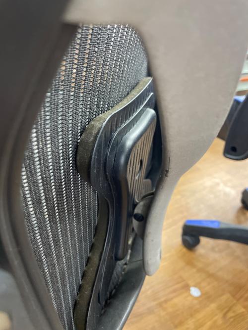 Herman Miller (ハーマンミラー) アーロンチェア AE112NNB-PJG1BB3D01 グラファイトベース/ボスチャーフィット ブラック クラシック