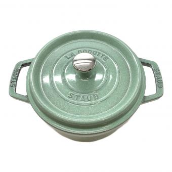 Staub (ストウブ) ピコ・ココット・ラウンド 2.2L グリーン