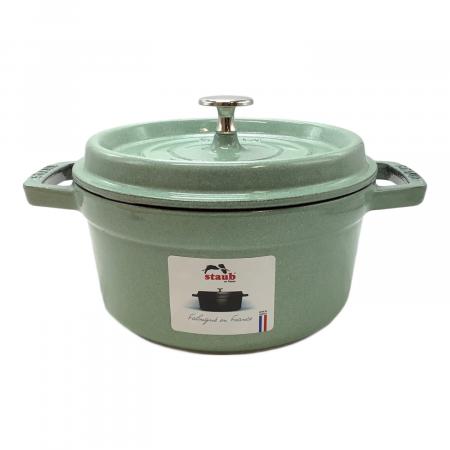 Staub (ストウブ) ピコ・ココット・ラウンド 2.2L グリーン