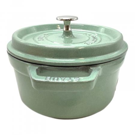 Staub (ストウブ) ピコ・ココット・ラウンド 2.2L グリーン