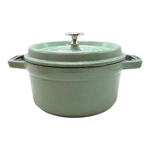 Staub (ストウブ) ピコ・ココット・ラウンド 2.2L グリーン