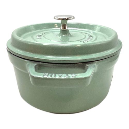 Staub (ストウブ) ピコ・ココット・ラウンド 2.2L グリーン