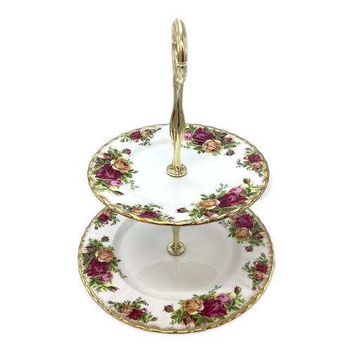 ROYAL ALBERT (ロイヤルアルバート) ケーキスタンド 2段  オールドカントリーローズ