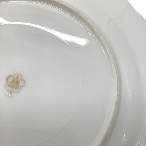 大倉陶園 (オオクラトウエン) ミート皿 26cm ロイヤルブルークラウン (瑠璃エンボス)
