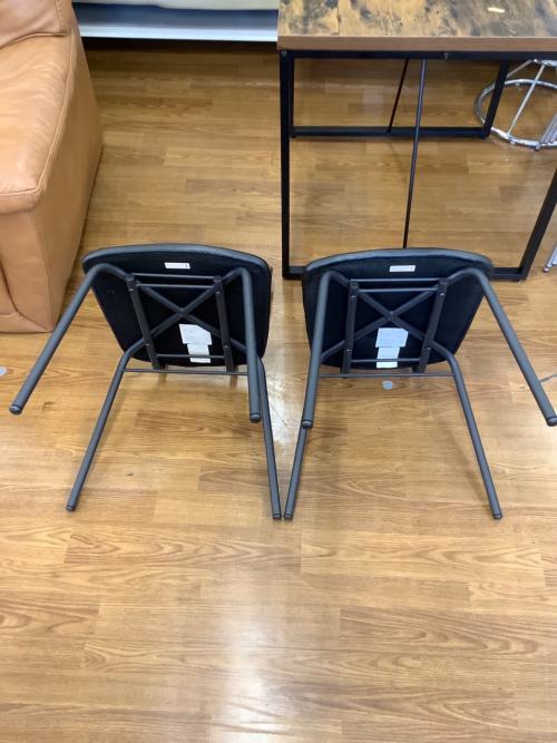 ニトリ ダイニング3点セット ブラウン ステイン