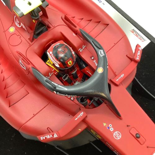 ルックスマート フェラーリ F1-75 モデルカー LS18F1043 1/18 F1 イギリスGP ウィナー #55 C.サインツ.Jr.