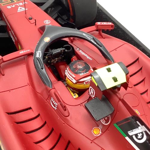 ルックスマート フェラーリ F1-75 モデルカー LS18F1043 1/18 F1 イギリスGP ウィナー #55 C.サインツ.Jr.
