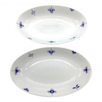 ROYAL COPENHAGEN (ロイヤル・コペンハーゲン) オーバルディッシュ ブルーパルメッテ・ブロッサム