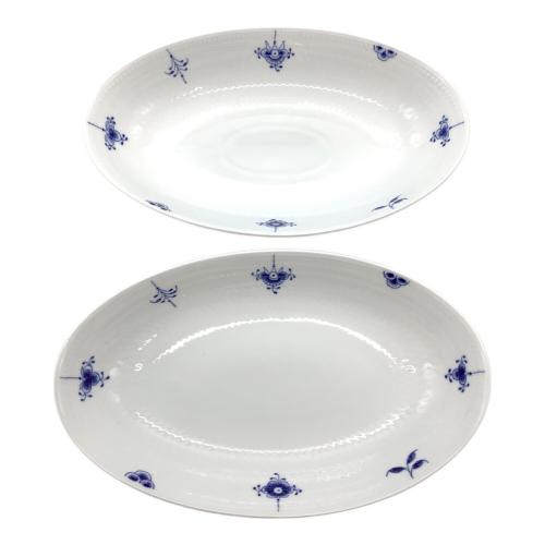ROYAL COPENHAGEN (ロイヤル・コペンハーゲン) オーバルディッシュ ブルーパルメッテ・ブロッサム