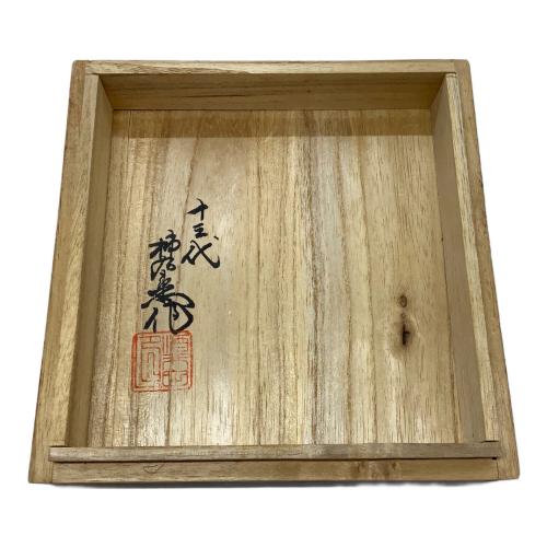 花瓶 錦梅鳥花 ヨゴレ有