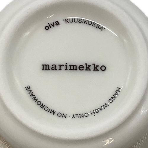 marimekko (マリメッコ) マグカップ＆プレートセット ホワイト×ゴールド KUUSIKOSSA MUG&PLATE SET