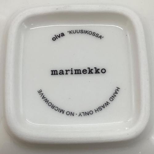 marimekko (マリメッコ) マグカップ＆プレートセット ホワイト×ゴールド KUUSIKOSSA MUG&PLATE SET