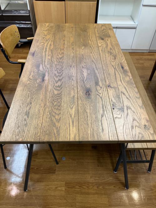 journal standard Furniture (ジャーナルスタンダードファニチャー) ベンチダイニング4点セット ブラウン SENS