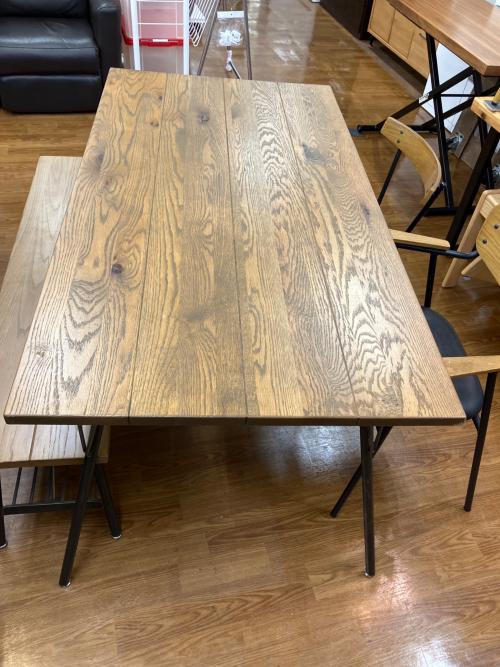 journal standard Furniture (ジャーナルスタンダードファニチャー) ベンチダイニング4点セット ブラウン SENS