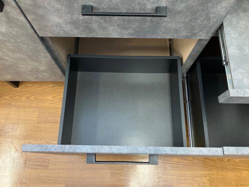 江口通商 (エグチツウショウ) キッチンカウンター グレー