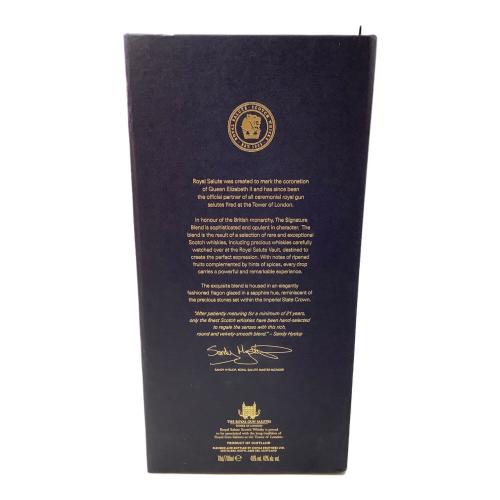 SIGNATURE BLEND ロイヤルサルート スコッチウィスキー 21年 700ml