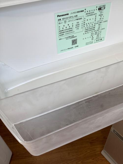 Panasonic (パナソニック) 5ドア冷蔵庫 NR-E413PVL-N 2018年製 406L