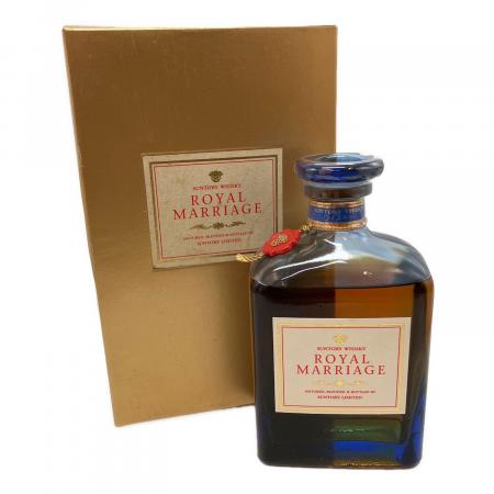 SUNTORY (サントリー) ROYAL MARRIAGE 箱付 600ml｜トレファクONLINE