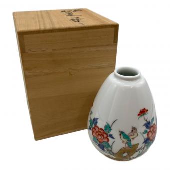柿右衛門 (カキエモン) 花瓶 牡丹鳥文