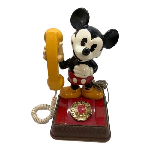 DISNEY (ディズニー) 回転ダイヤル式電話機 ミッキーマウス