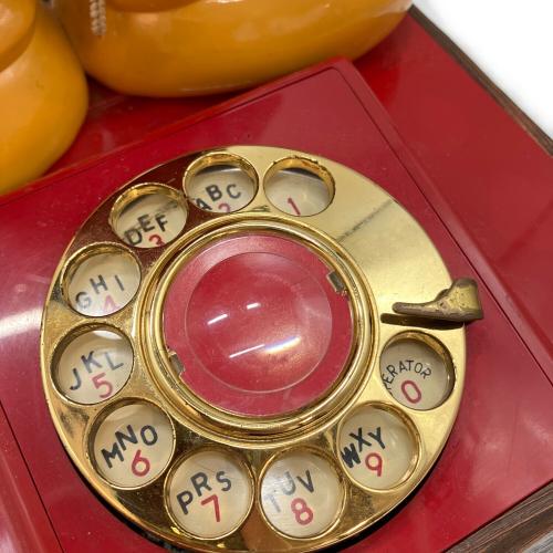 DISNEY (ディズニー) 回転ダイヤル式電話機 ミッキーマウス