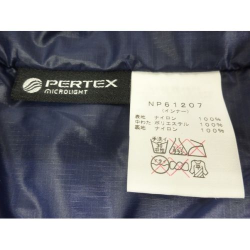 THE NORTH FACE 中綿ジャケット ブルー×ネイビー 冬物 PERTEX 【岸和田店】