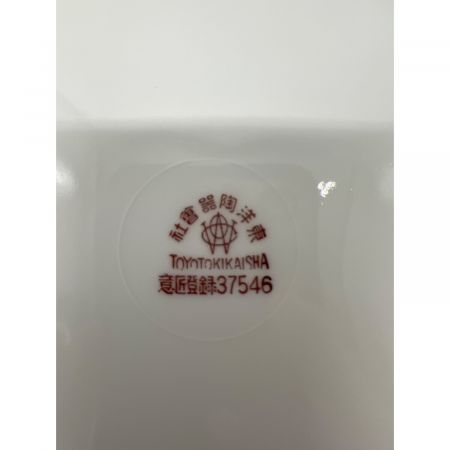 東洋陶器会社 カップ&ソーサー+ケーキプレートセット 箱付 昭和レトロ 6客セット