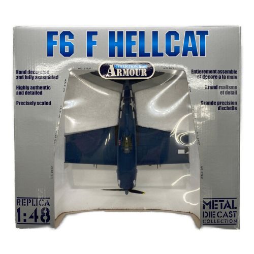 COLLECTION ARMOUR 航空機 US NAVY WWII ACE "RED" SHIRLEY F6F3 HELLCAT VF27 USS PRINCETON 98173