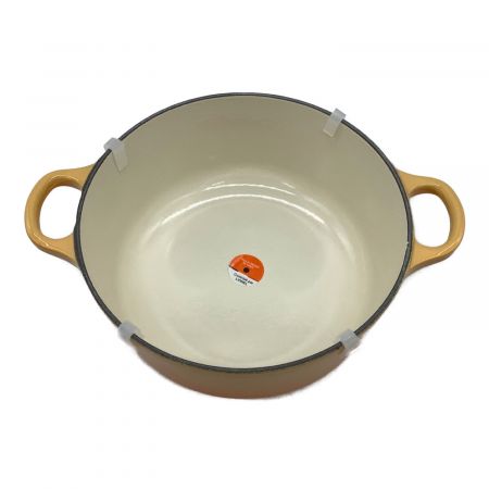 LE CREUSET (ルクルーゼ) 両手鍋 オレンジブロッサム 20cm 2.4L