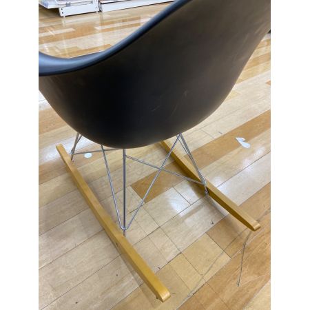 Herman Miller (ハーマンミラー) ロッキングシェルチェア ブラック Eames Molded Plastic Arm Shell Chair ロッカーベース