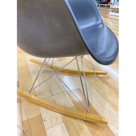 Herman Miller (ハーマンミラー) ロッキングシェルチェア ブラック Eames Molded Plastic Arm Shell Chair ロッカーベース