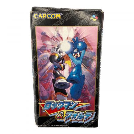 CAPCOM (カプコン) スーパーファミコン用ソフト ロックマン＆フォルテ