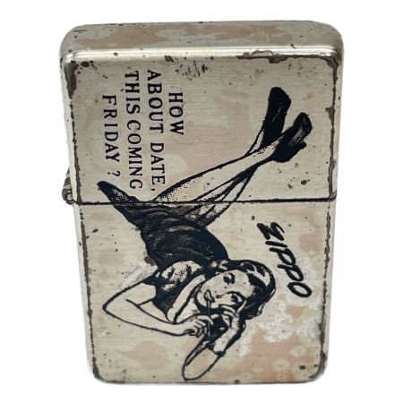 ZIPPO 1992年2月製造 HOW ABOUT DATE THIS COMING FRIDAY？